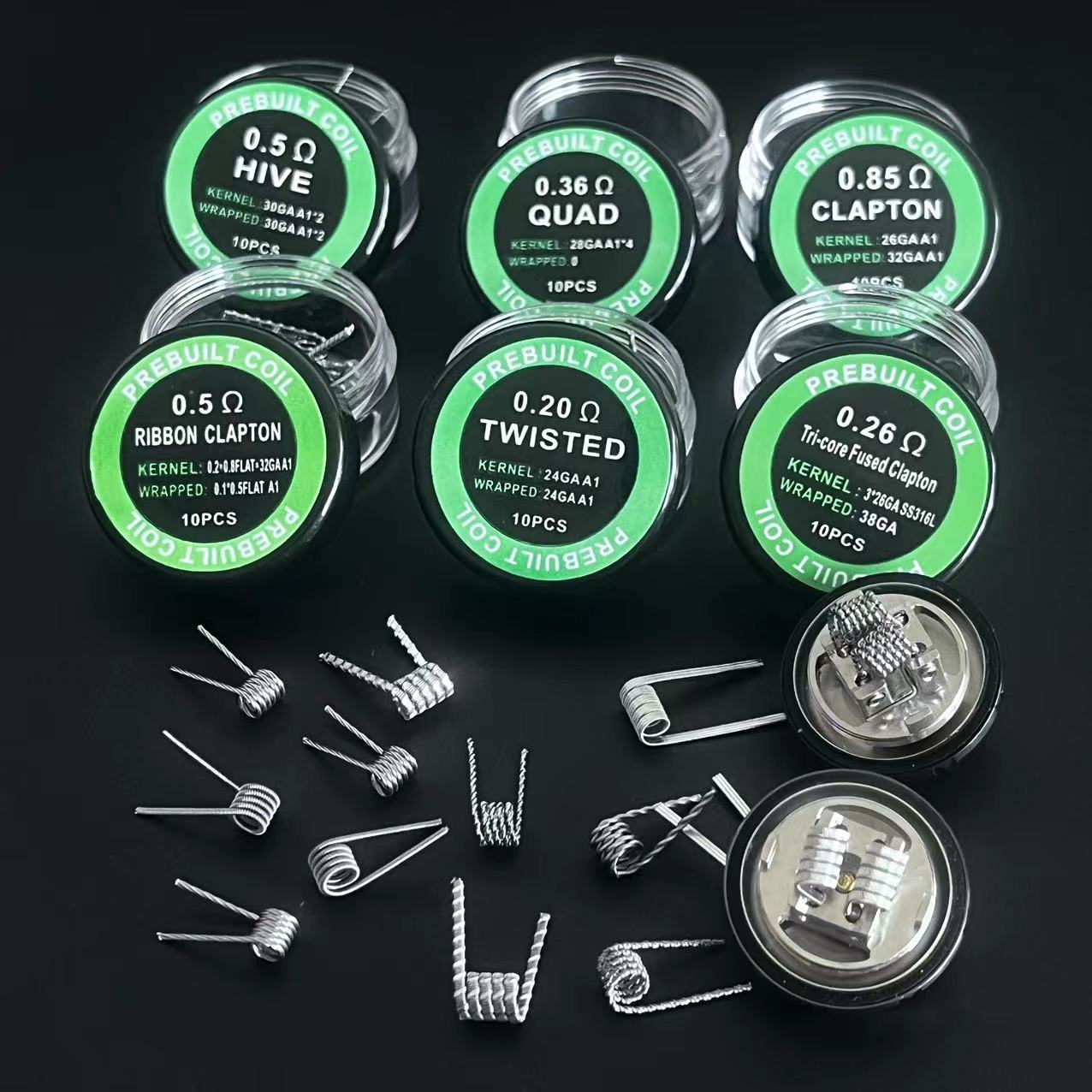 Clapton Wire Pre Built - 50 قطعة/30 قطعة/20 قطعة/10 قطعة DL