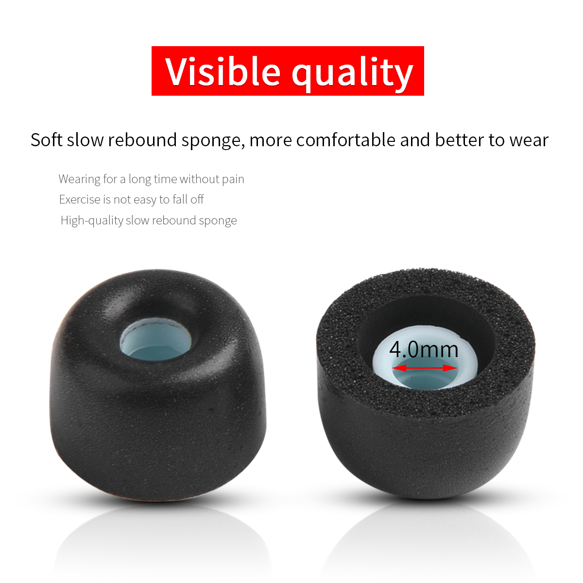 Anker Speaker Soundcore Boom 2 - 4 قطعة رغوة الذاكرة الأذن نصائح