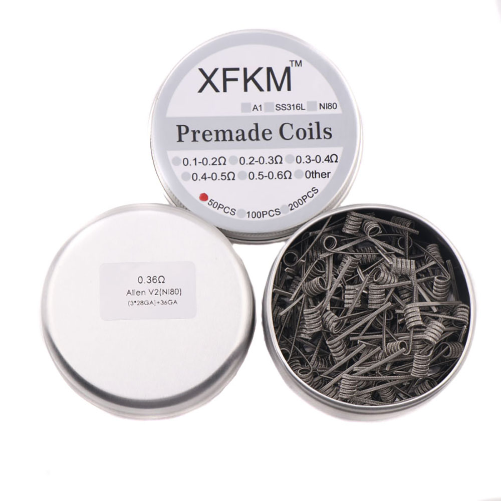 جديد XFKM 100 قطعة/صندوق NI80/ - مراجعة Clapton Wire Pre Built وسعره