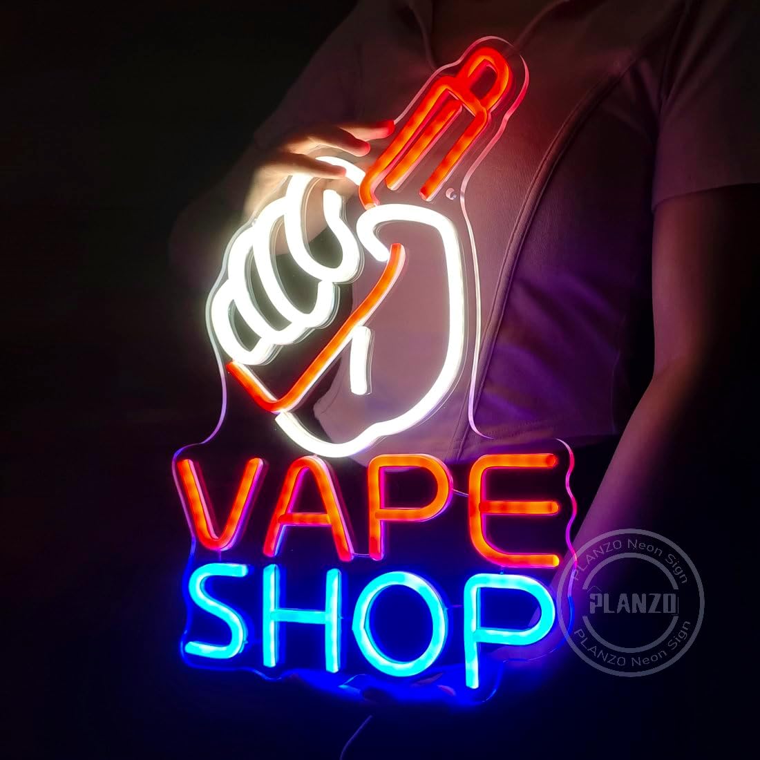 لافتة نيون لمتاجر السجائر الإل - مراجعة Vaping Shop وسعره