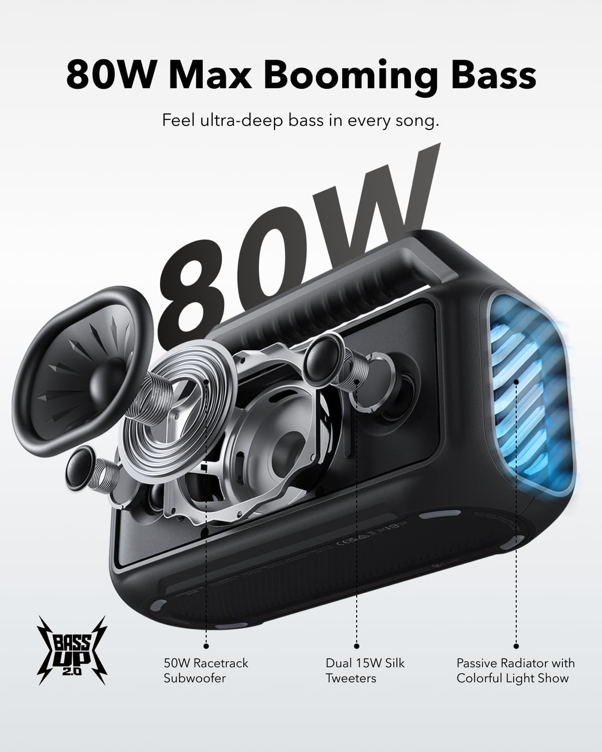 ساوندكور بوم V2 من أنكر، مكبر  - مراجعة Anker Speaker Soundcore Boom 2 وسعره