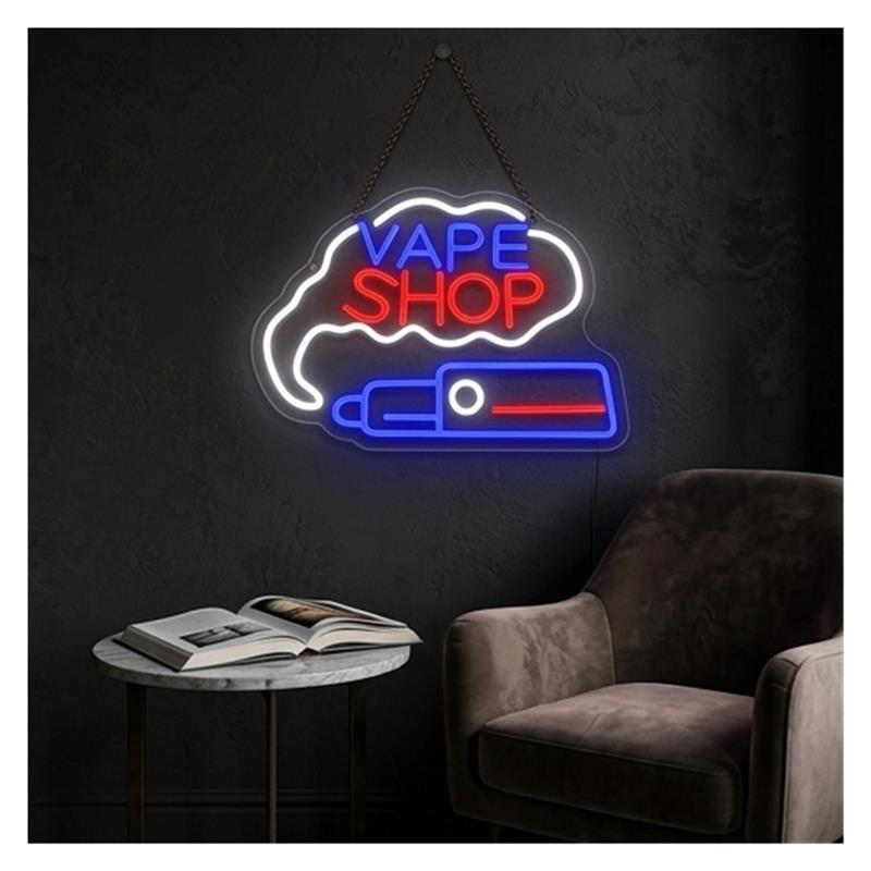 لافتة نيون لافتة ترحيبية لافتت - مراجعة Vaping Shop وسعره
