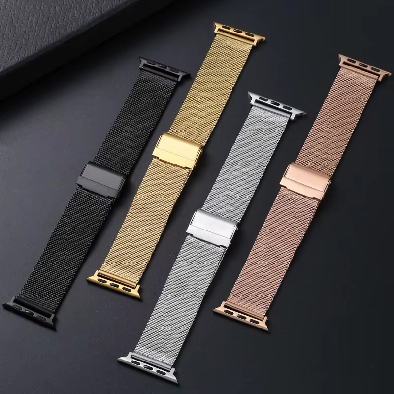 Milanese حلقة الفرقة لساعة أبل - مراجعة Mesh Coil Strip وسعره