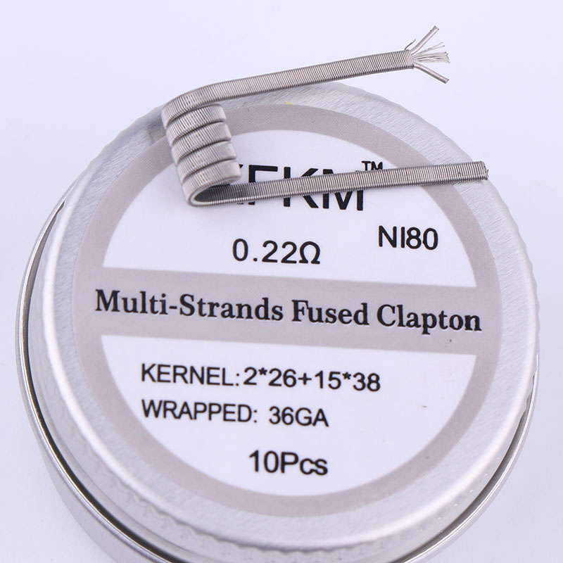 جديد XFKM 10 قطعة/صندوق NI80 ع - مراجعة Clapton Wire Pre Built وسعره